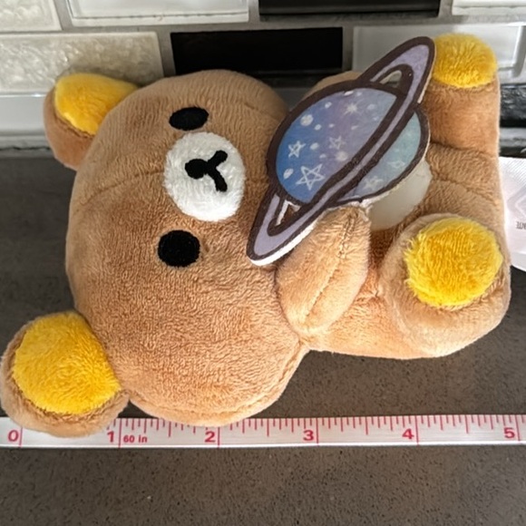 🪐San-X RILAKKUMA HOLDING PLANET Sitting Plush 5”Kawaii / Limited Edition NEW🪐 - Picture 16 of 16